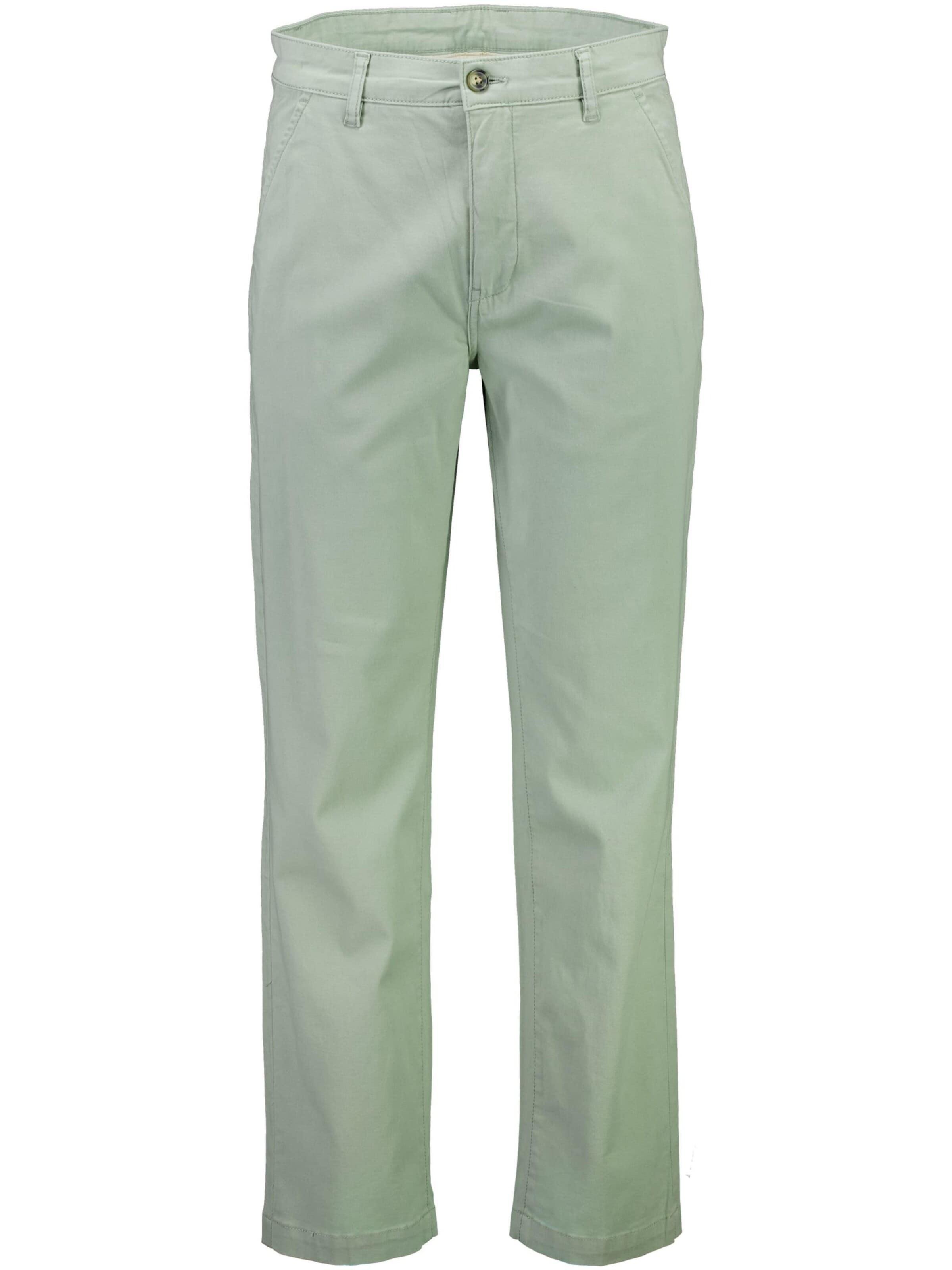 Baggy Pantalon chino Lindbergh en vert : devant