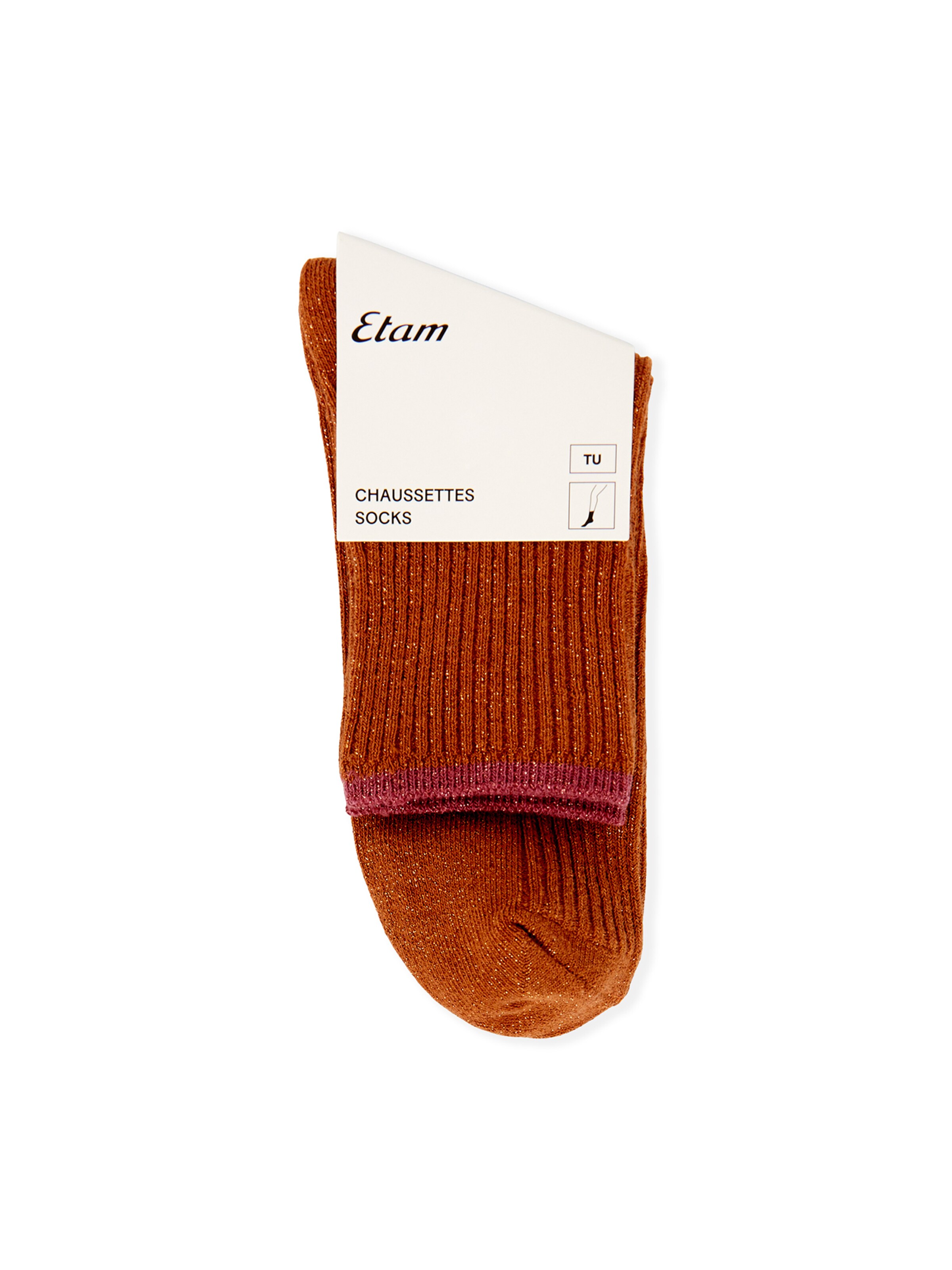 ETAM Socken 'Mindy' in Braun