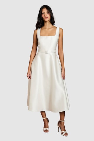 Coast Evening Dress in White: front