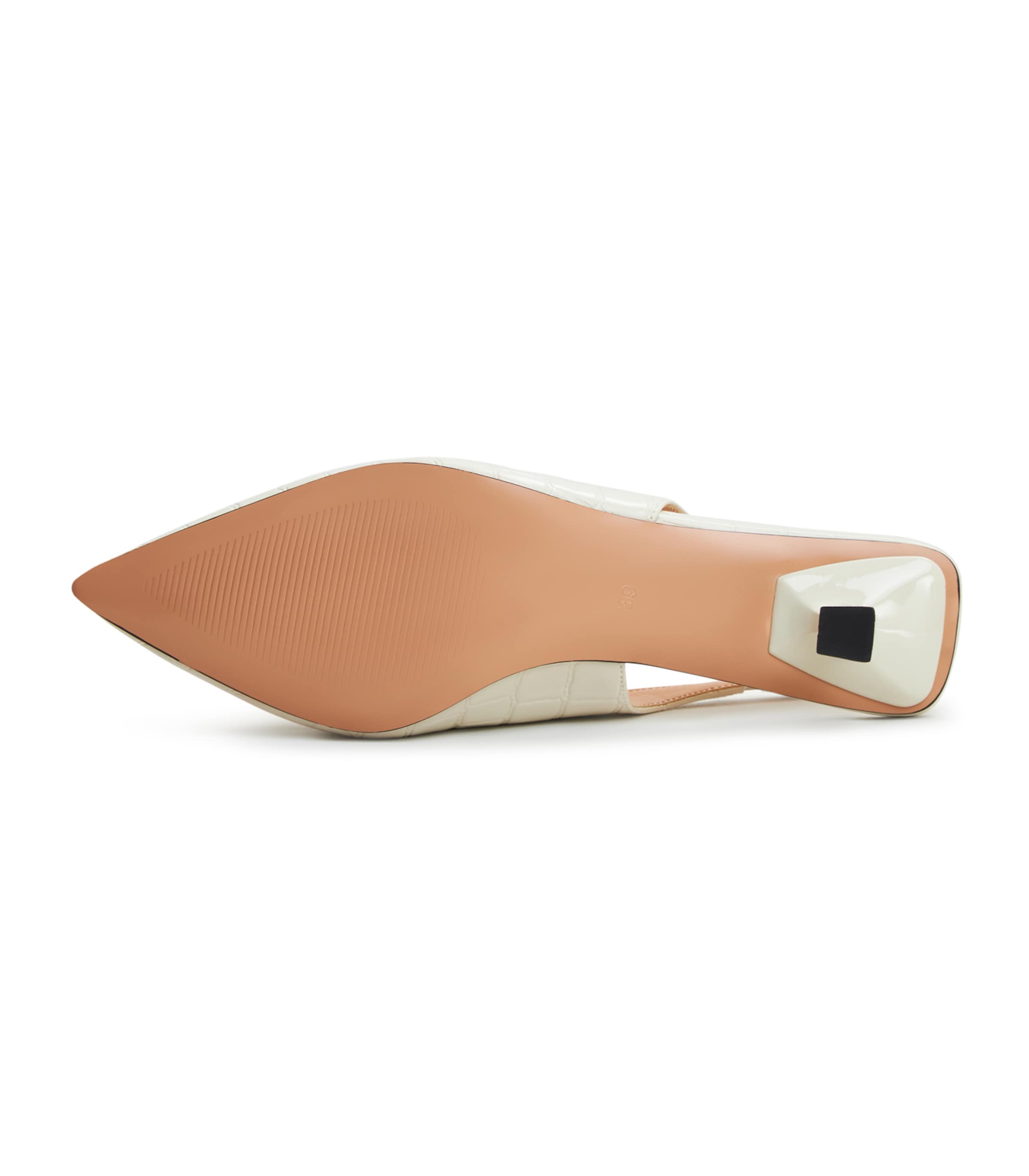 CESARE GASPARI Slingback pumps in White
