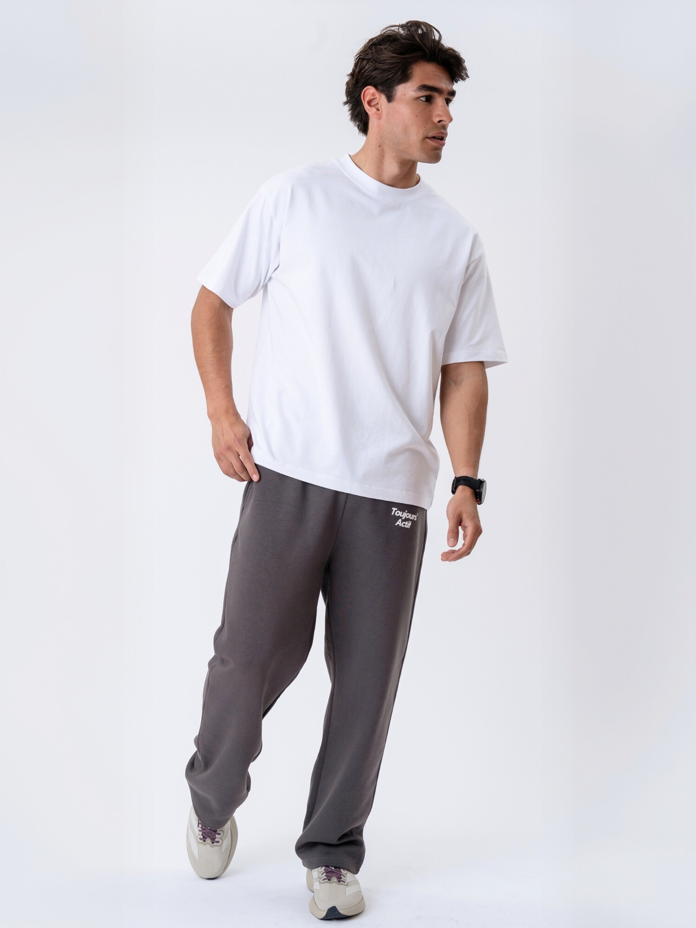 Regular Pantalon ' Apres ' Toujours Actif en gris