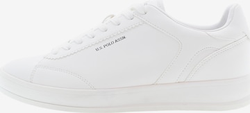 U.S. POLO ASSN. Platform trainers 'Campy002Mdy1' in White: front