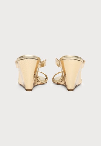 MICHAEL Michael Kors Pantolette 'CHERIE' i guld