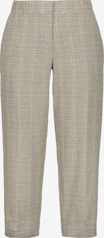 Loosefit Pantalon à plis '805726' Ulla Popken en beige : devant