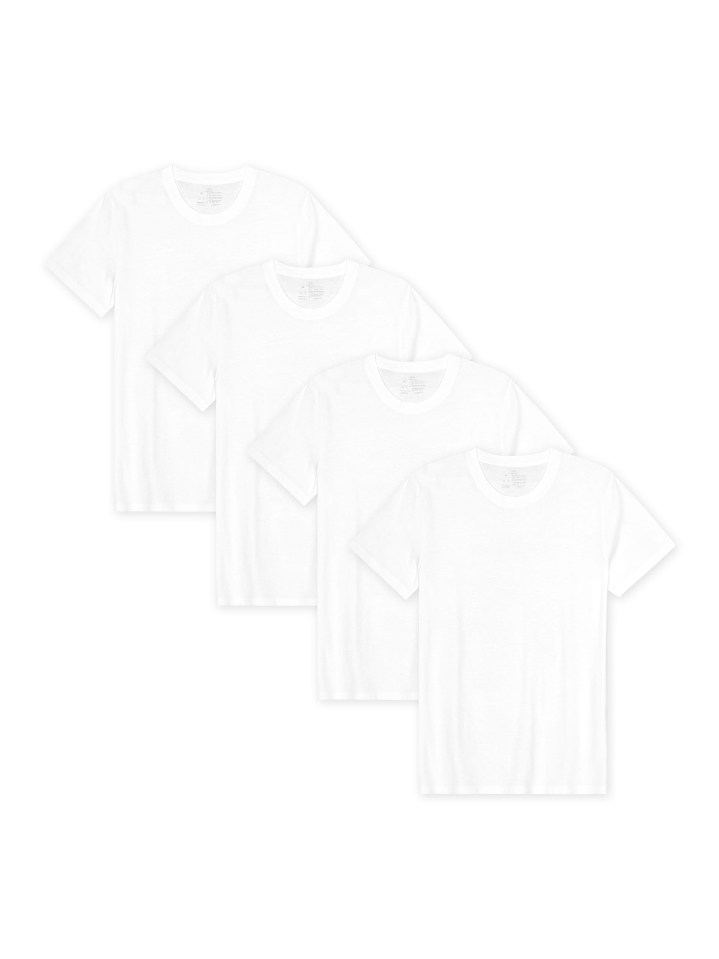 DANISH ENDURANCE Shirt 'Ease Crew' in Wit: voorkant