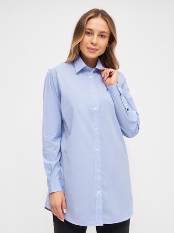 REDGREEN Bluse 'Freya' in Blau: Vorderseite