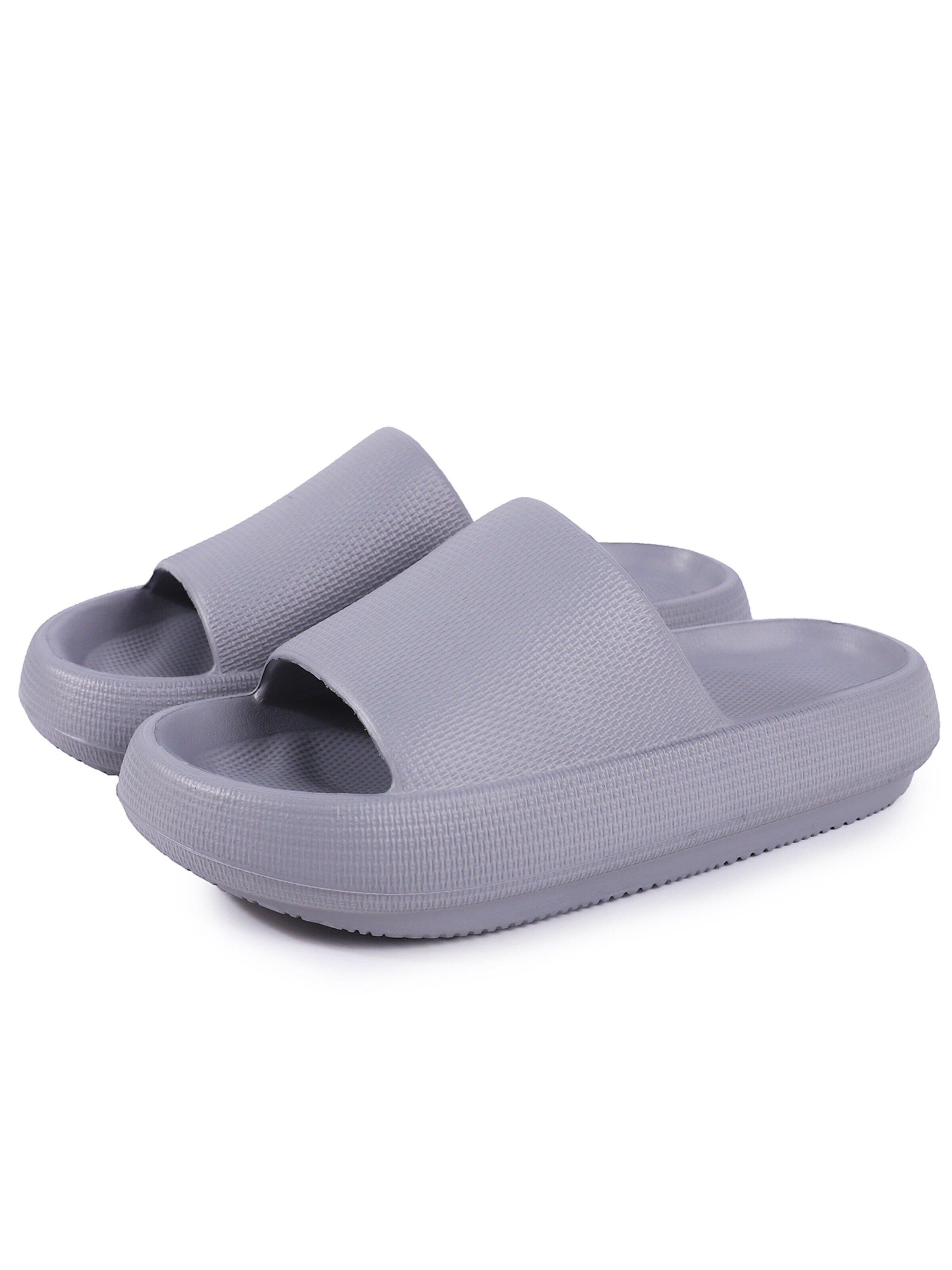 Youecci Slippers '9011 customization' in Grey: front