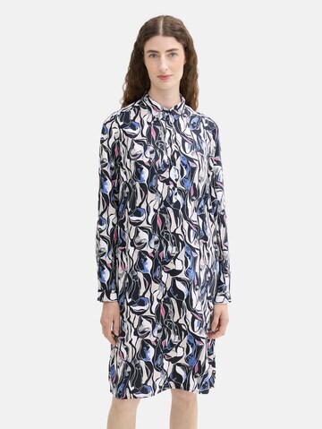 TOM TAILOR Shirt Dress in Blue: front