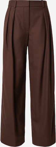 ruda & Other Stories Plačios klešnės Klostuotos kelnės 'Hanni': priekis