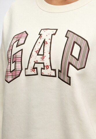 GAP Sweatshirt 'HERITAGE' in Beige