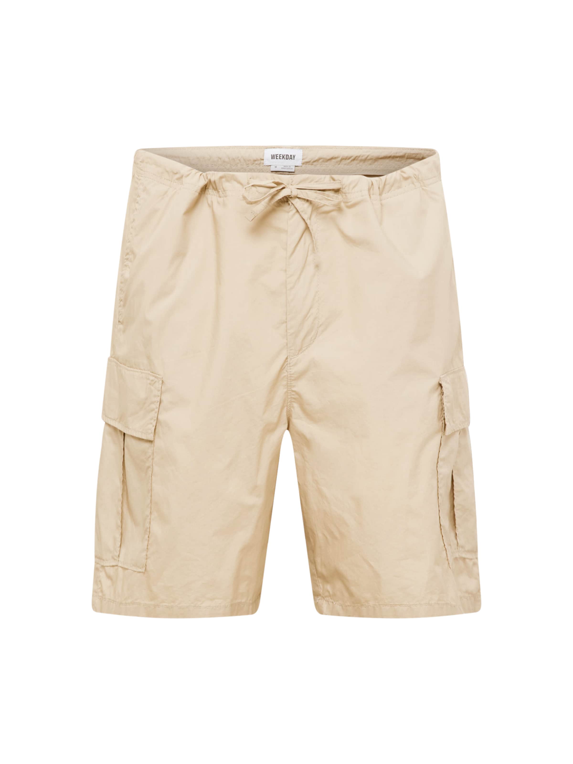 WEEKDAY Loosefit Shorts in Beige: Vorderseite
