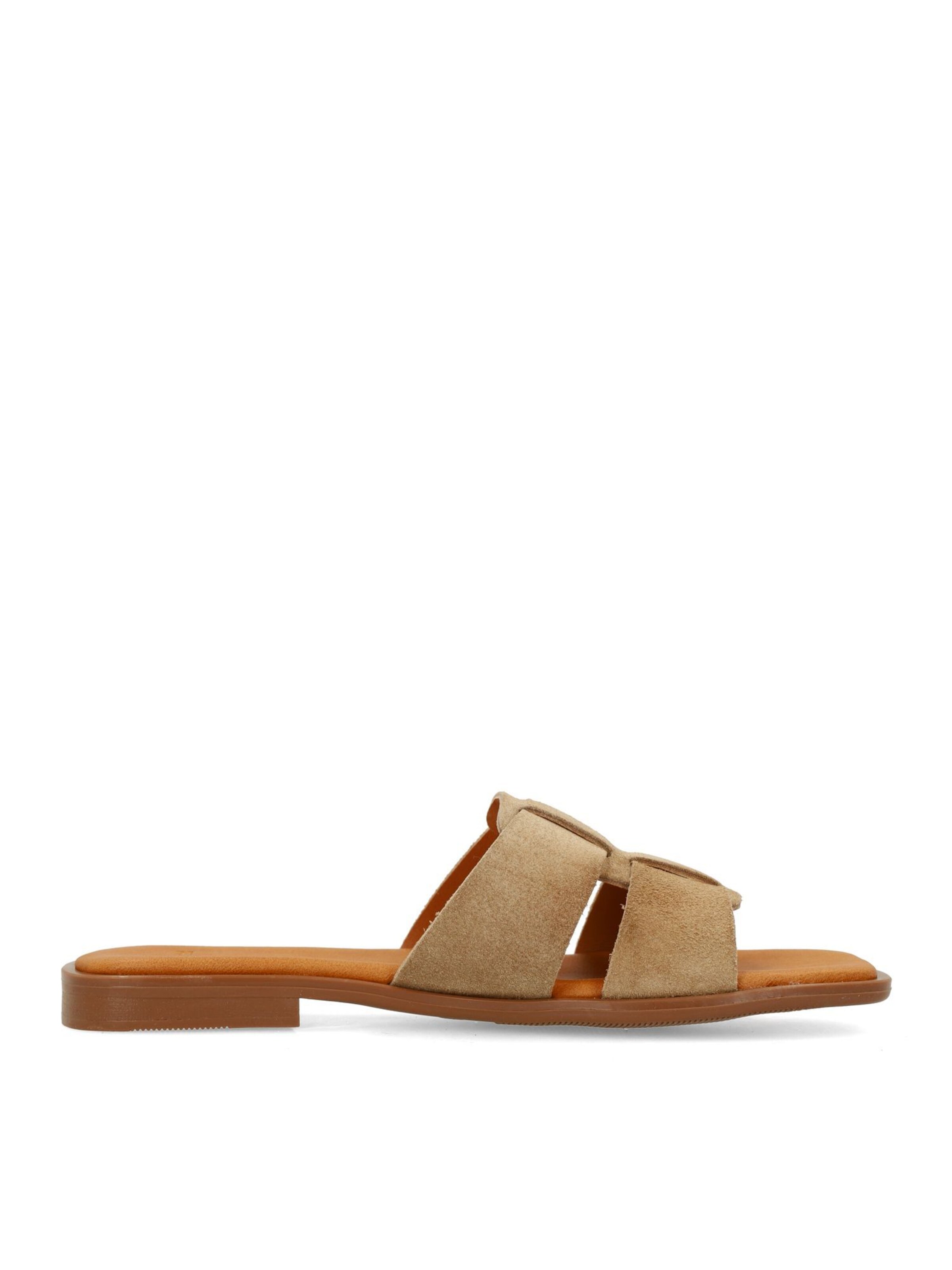 MANFIELD Mules in Beige