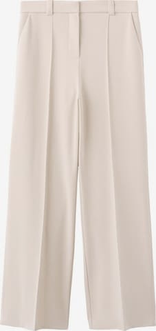 MANGO Pleated Pants 'Paris' in White: front
