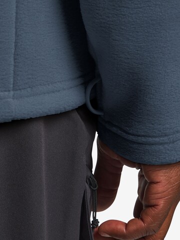 JACK WOLFSKIN Athletic Fleece Jacket 'Winterstein' in Blue