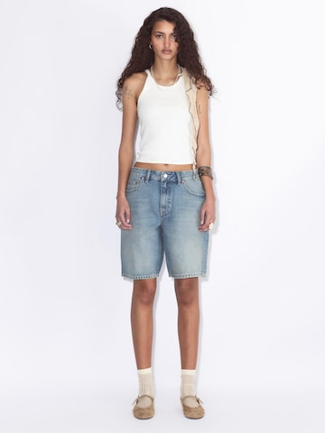 Dr. Denim Loosefit Jeans 'Asra Shorts'‌ in Blau