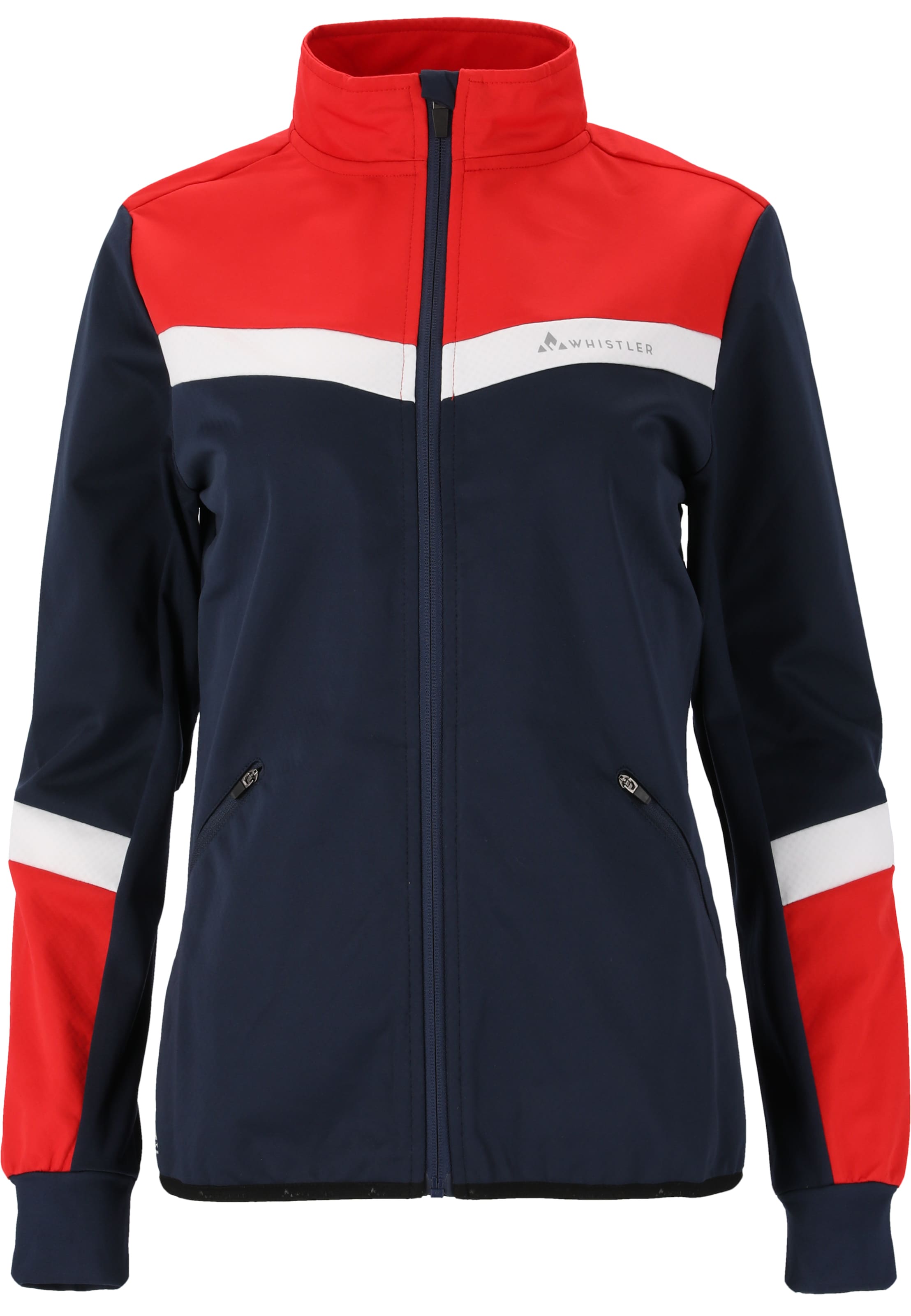 Whistler Sports sweat jacket 'Linar' in Blue: front