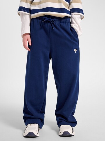 Hummel Wide leg Trousers 'Jump' in Blue: front