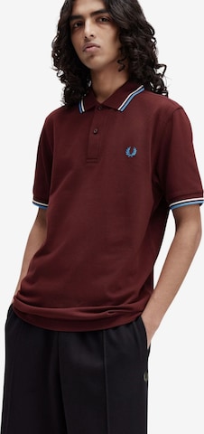 Fred Perry Koszulka 'Polo fred perry granate z63 twin tipped shirt' w kolorze czerwony: przód