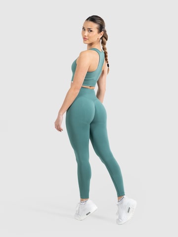 Smilodox Skinny Workout Pants 'Amaze Pro' in Green