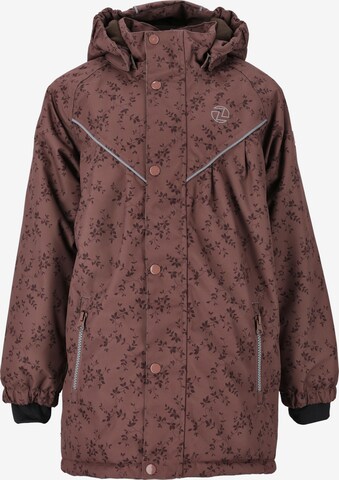 ZigZag Between-Season Jacket in Brown: front