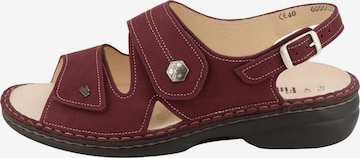 Finn Comfort Sandals 'Milos' in Red: front