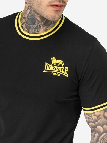 LONSDALE Tričko 'Ducansby' - Čierna