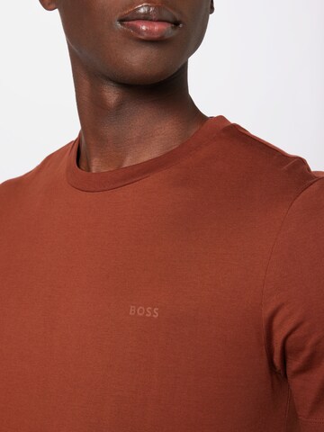 T-Shirt 'Thompson' BOSS en marron