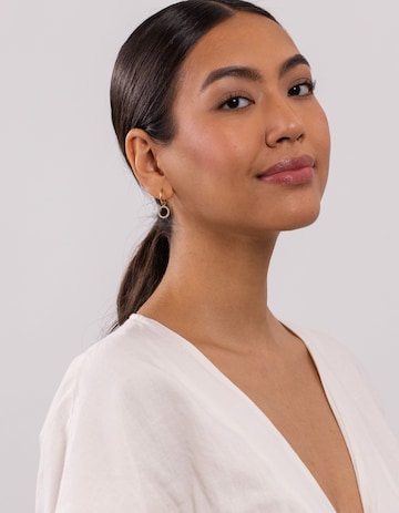 PURELEI Earrings 'Closed Glow' in Gold: front