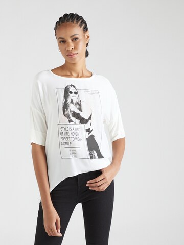 T-shirt Key Largo en blanc : devant