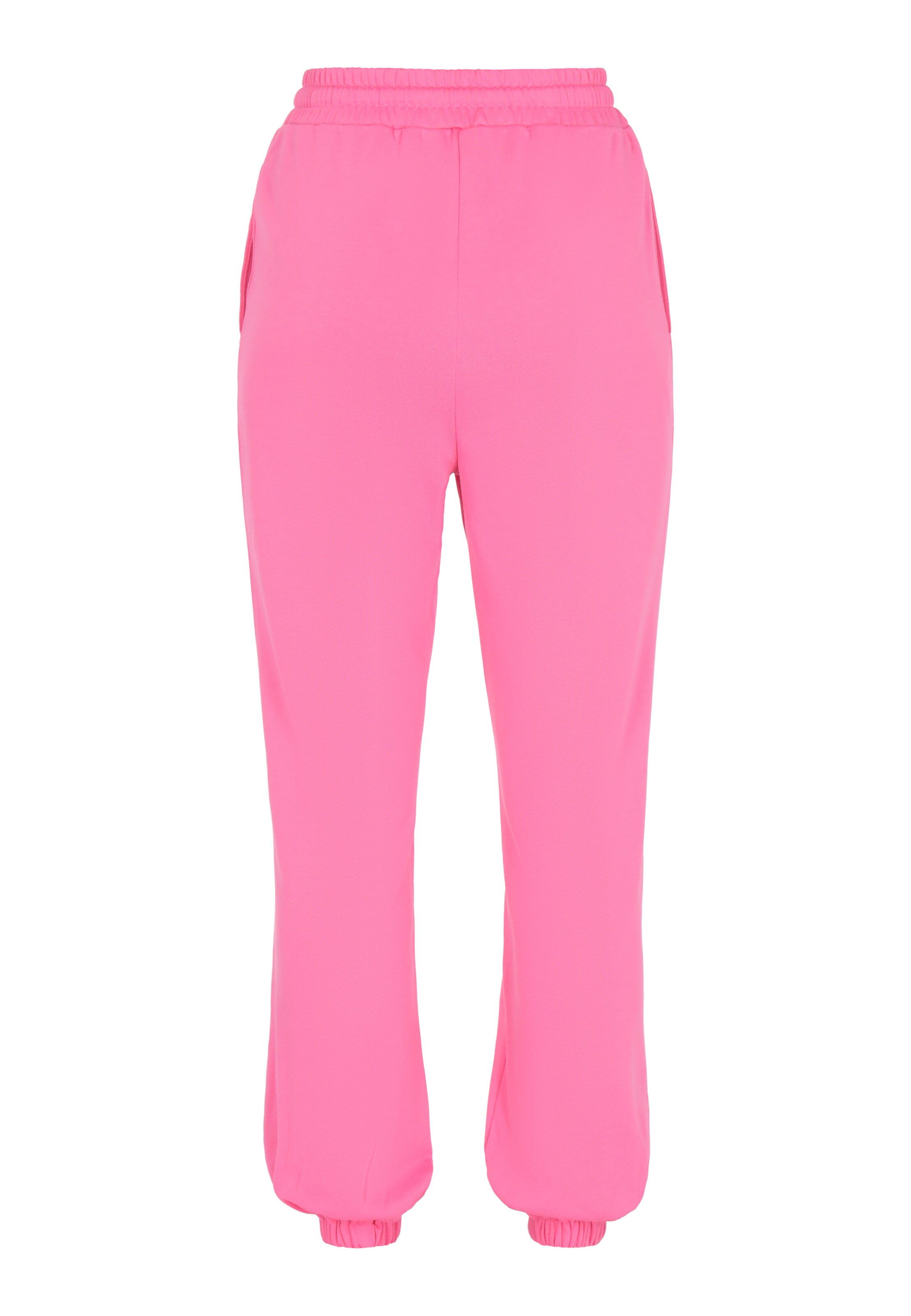 Loosefit Pantalon swirly en rose