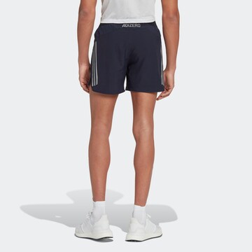 ADIDAS SPORTSWEAR Regular Workout Pants 'Adizero' in Blue