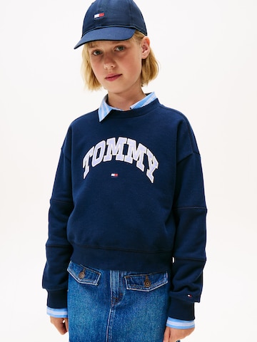 Sweat-shirt TOMMY HILFIGER en bleu : devant