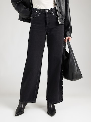 Wide leg Jeans 'ONLHOPE' di ONLY in nero: frontale