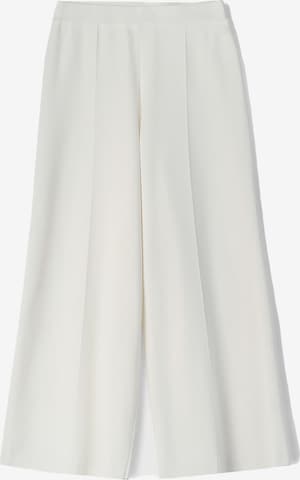 Camomilla Italia Wide leg Trousers with creases 'PIPER' in White: front