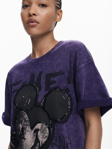 Desigual T-shirt i lila