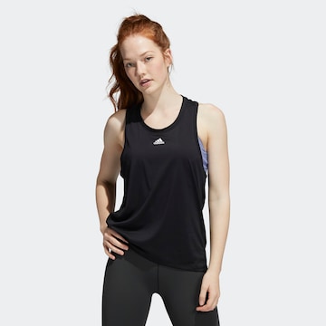 ADIDAS SPORTSWEAR Sports Top in Black: front