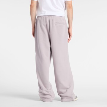 new balance Wide leg Sportbroek 'Trackside Fleece Pant' in Grijs