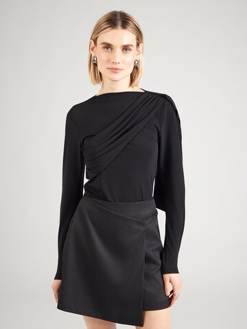 ABOUT YOU Tričko 'Reese' – černá: přední strana