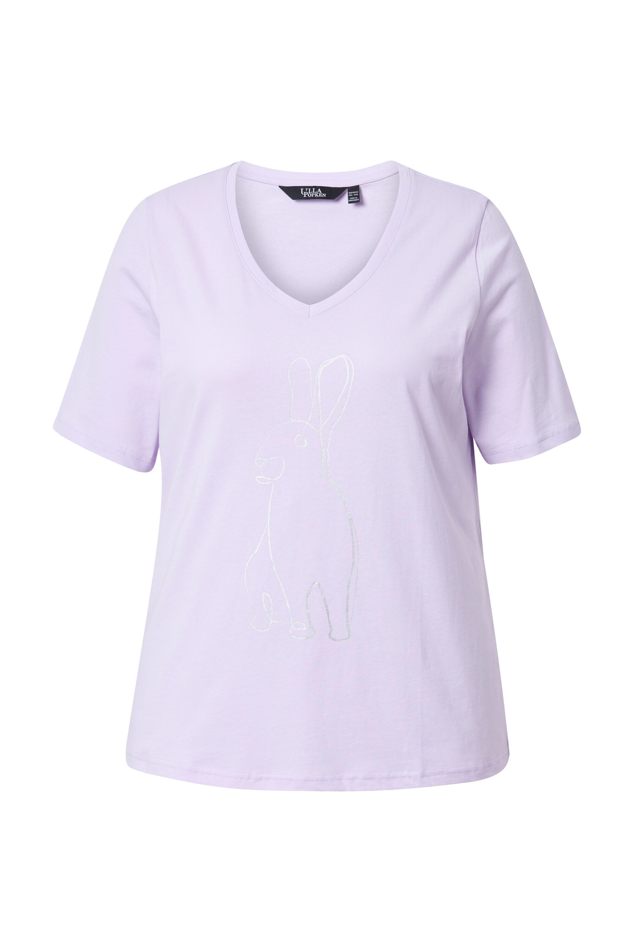 Ulla Popken T-Shirt in Lila: Vorderseite