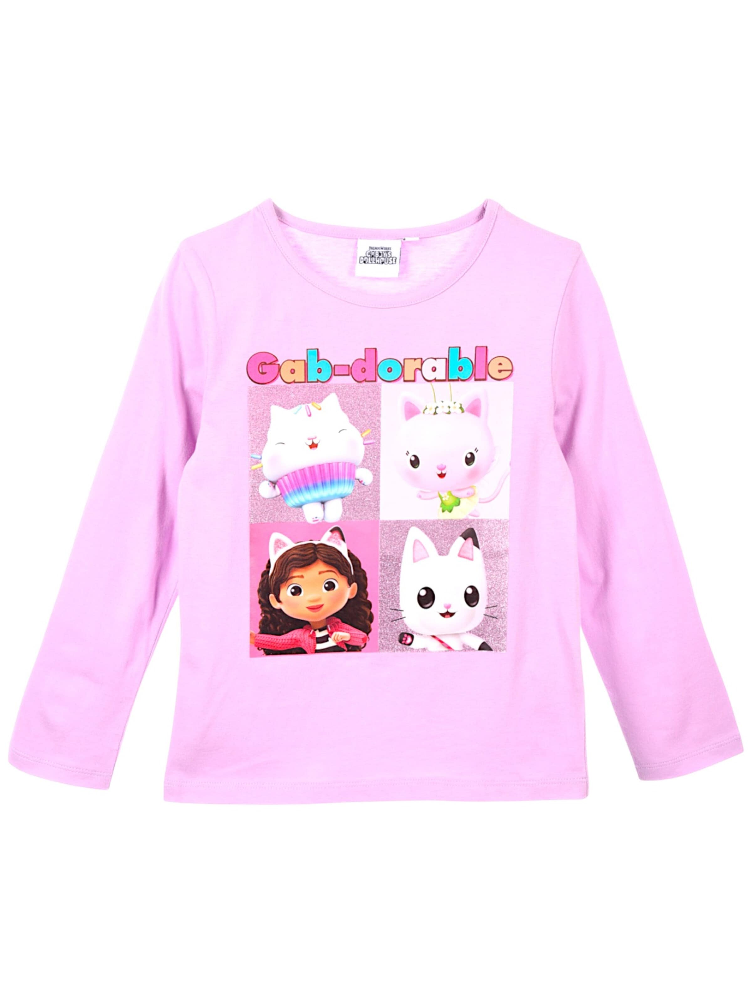 Gabby's Dollhouse Shirt 'Gabby´s Dollhouse Langarmshirt' in Purple: front