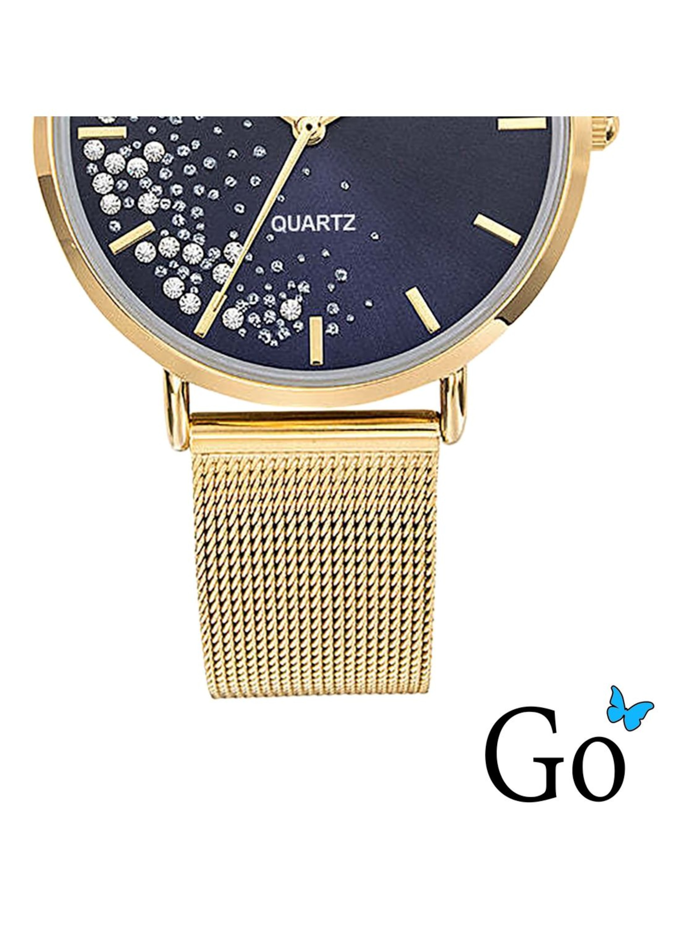 GO GirlOnly Analog watch in Gold