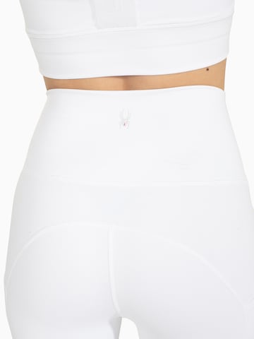 Skinny Pantaloni sportivi di Spyder in bianco