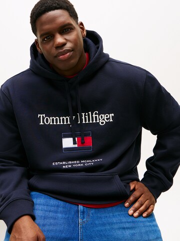 Felpa di Tommy Hilfiger Big & Tall in blu