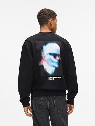 KARL LAGERFELD JEANS Bluzka sportowa 'DIGITIZED KARL' w kolorze czarny