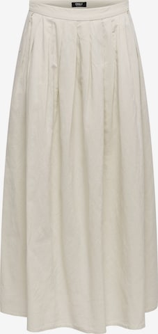Gonna 'ONLIsola' di ONLY in beige: frontale
