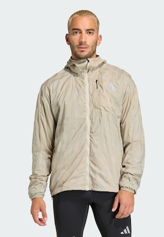 ADIDAS PERFORMANCE - Chaqueta de chándal 'Adi365' en beige: frente