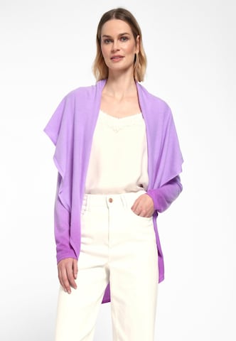 include Knit Cardigan in Purple: front