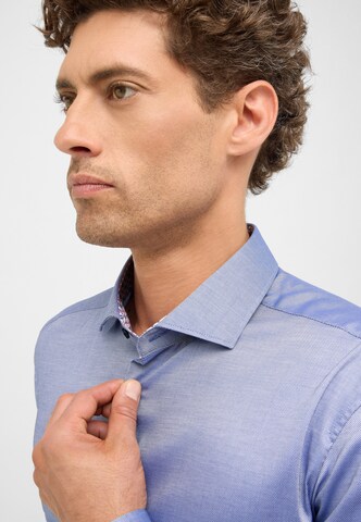 ETERNA Super Slim Fit Business shirt in Blue