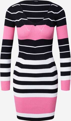 GUESS Knit dress in Mixed colours: front