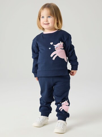 NAME IT Mikina 'NMFBIRKY' - Modrá: predná strana